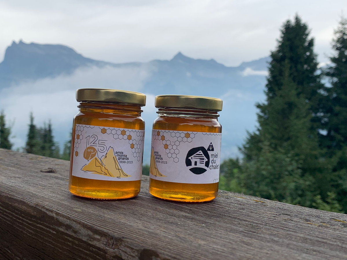 Graphisme | Etiquette pour pots de miel Graphisme | Etiquette pour pots de miel