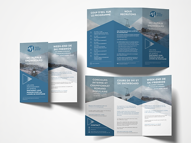 Dépliant, flyer Dépliant, flyer